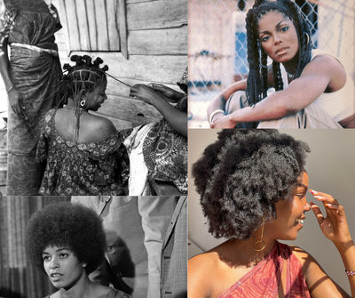 History of Black Hair with Visual Reflections