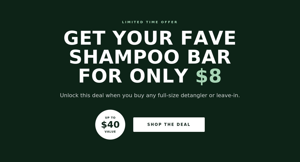 SHAMPOOS, PRE-POO & LEAVE-INS