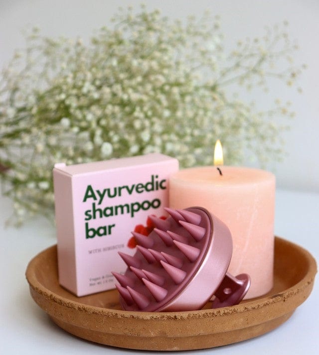 SHOWER BUNDLE- Shampoo Bar &amp; Scalp Massager