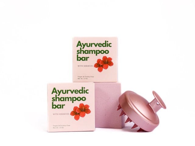 SHOWER BUNDLE- Shampoo Bar &amp; Scalp Massager