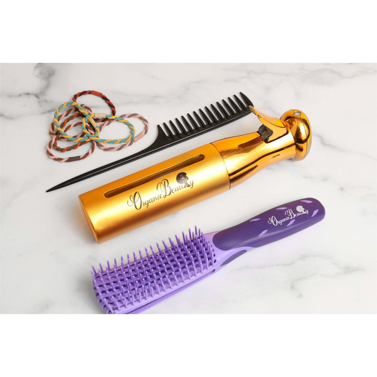 Hair Stylist Spray Bottle & Detangling Brush Bundle