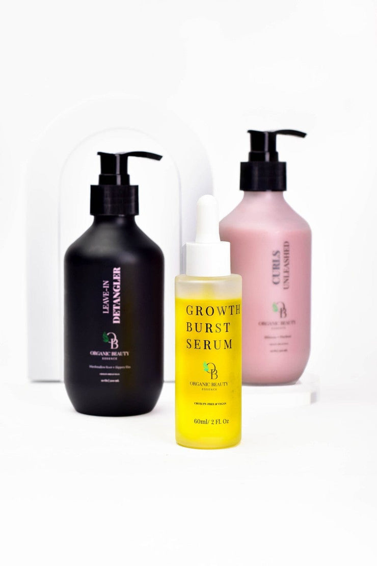The Ultimate Styling Combo - Leave-in Detangler, Curls Unleashed & Growth Burst Serum